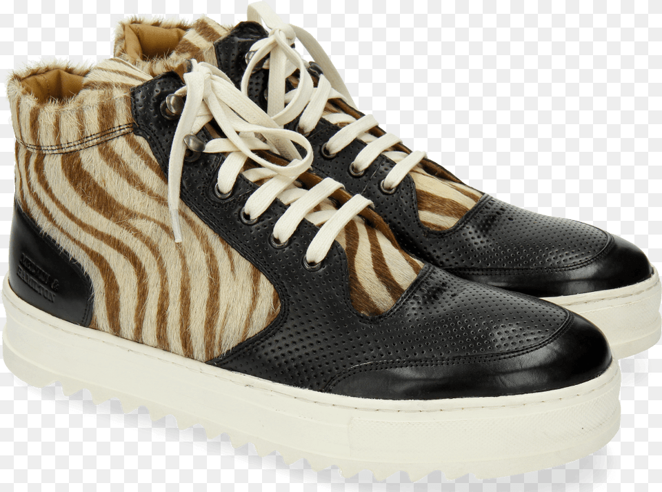 Sneakers Max 1 Perfo Hair On Black Zebra Skate Shoe, Clothing, Footwear, Sneaker Free Png