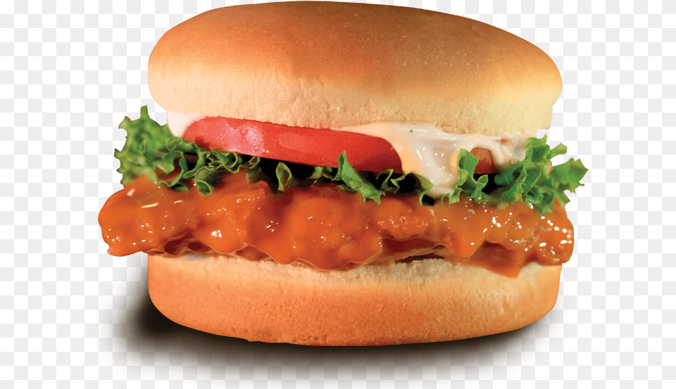 Sneaky Petequots Buffalo Chicken Sandwich Transparent, Burger, Food Free Png
