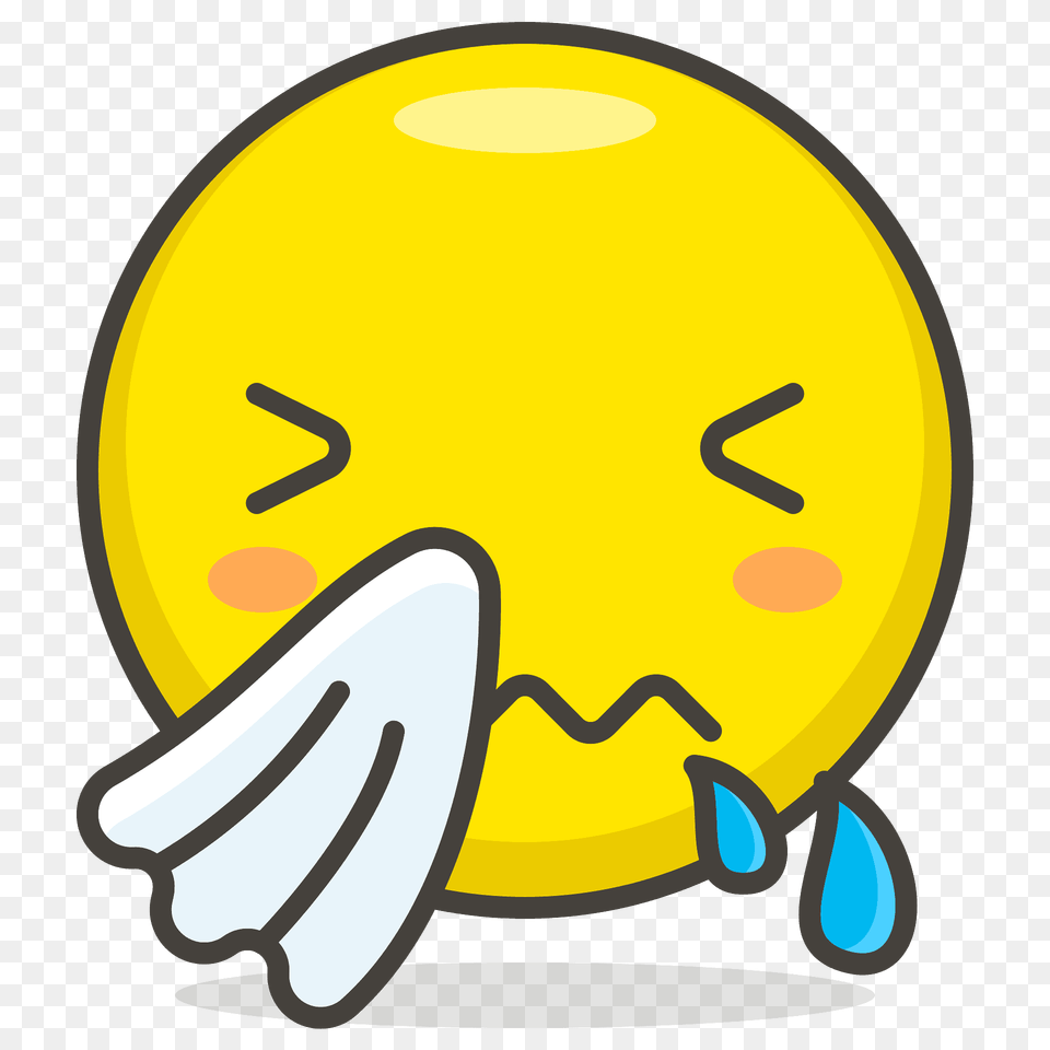 Sneezing Face Emoji Clipart, Balloon Free Png Download