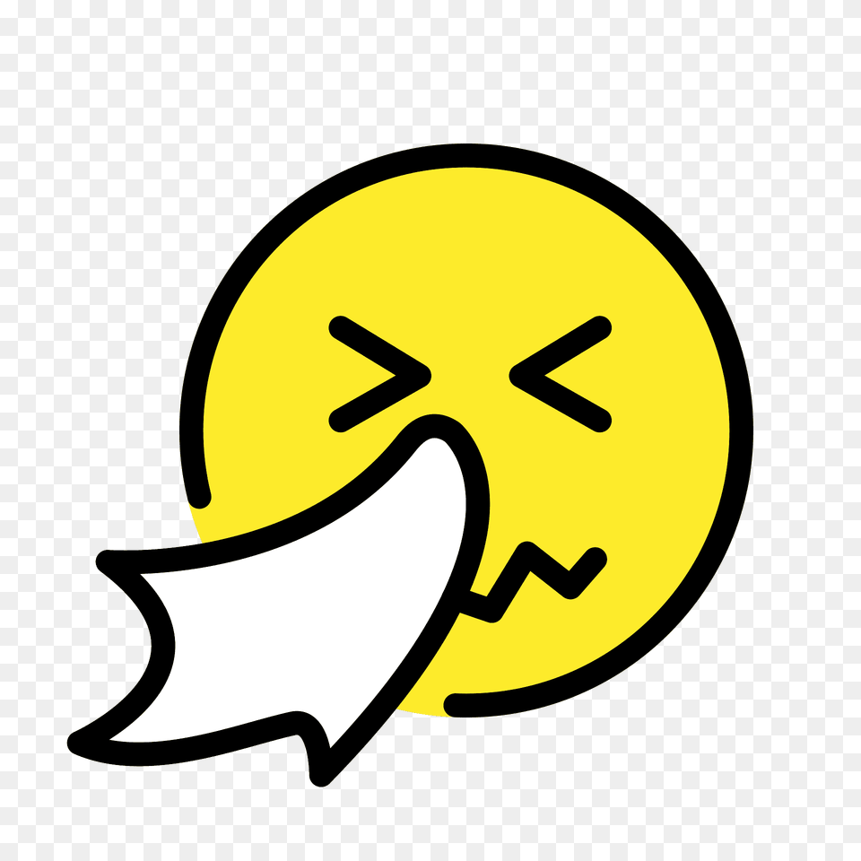 Sneezing Face Emoji Clipart, Sticker, Logo, Paper Free Png Download