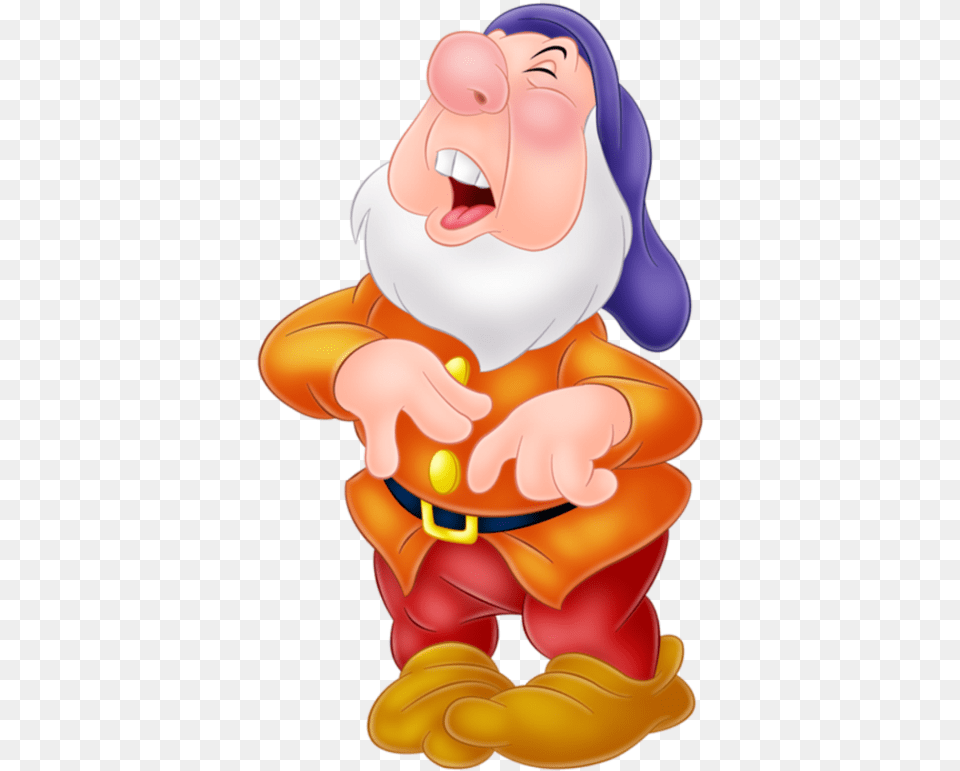 Sneezy Dwarf, Cartoon, Nature, Outdoors, Snow Png