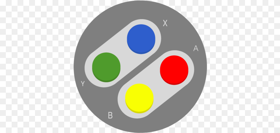 Snes Buttons Circle, Paint Container, Palette, Disk Free Png Download