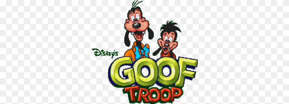 Snes Central Goof Troop Logo, Baby, Person, Face, Head Free Png