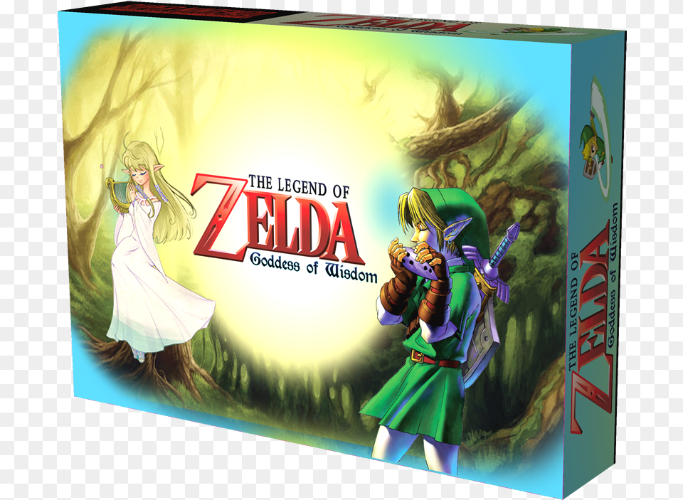 Snes Zelda Goddess Of Wisdom Cover, Book, Comics, Publication, Adult Free Transparent Png