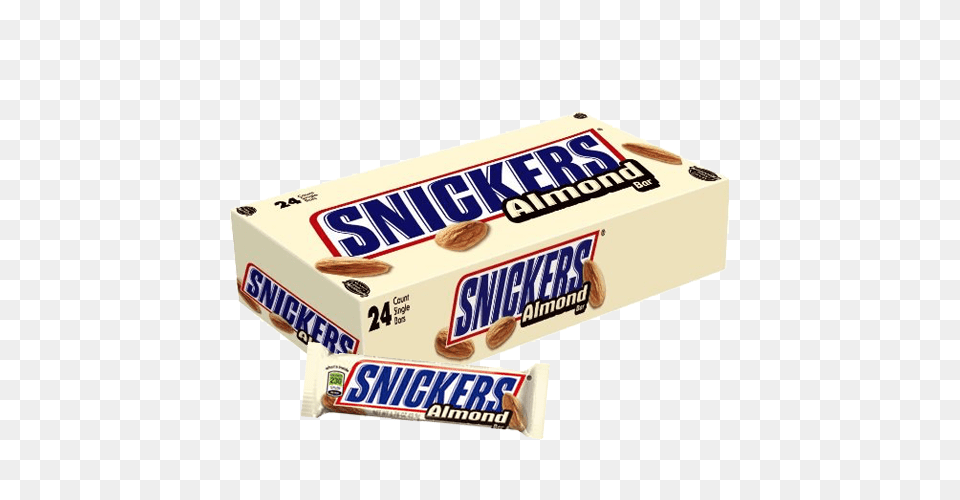 Snickers Almond Candy Bar Oz Great Service Fresh Candy, Food, Sweets, First Aid Free Transparent Png