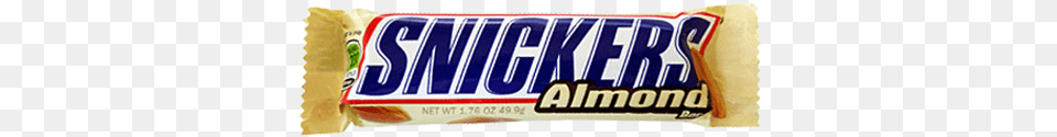 Snickers Almond Candy Bar Snickers Almond, Food, Sweets, Ketchup Free Png