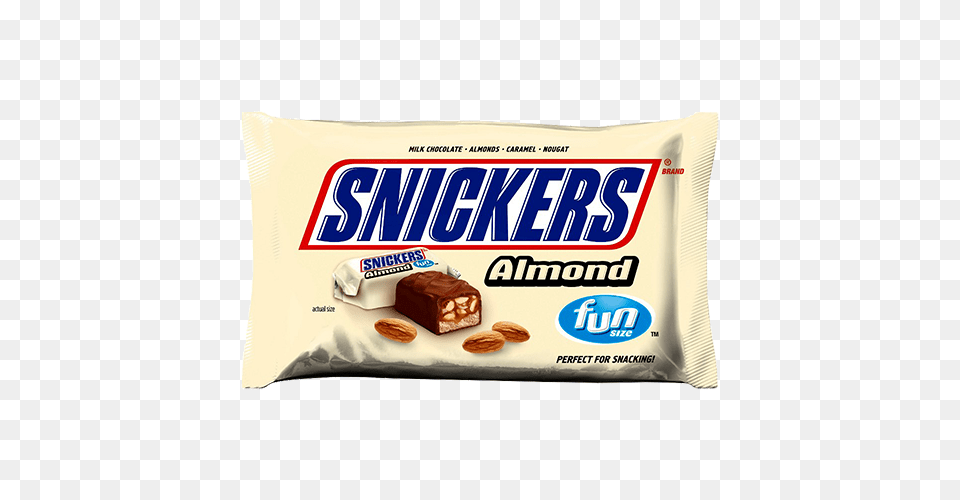 Snickers Almond Fun Size Candy Bars, Food, Sweets, Ketchup, Chocolate Free Png Download