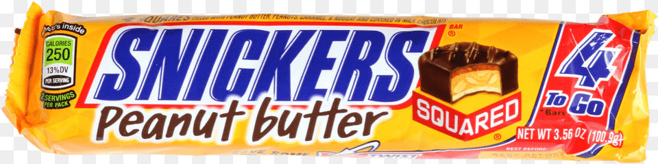 Snickers Peanut Butter Squared To Go Bars Oz Hangry Snickers Squared Peanut Butter Candy Bars 18 Count, Food, Sweets, Ketchup Png Image