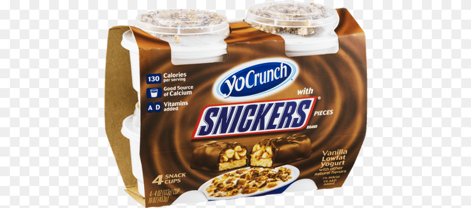Snickers Yocrunch Yogurt Nutrition Information, Food Free Png Download