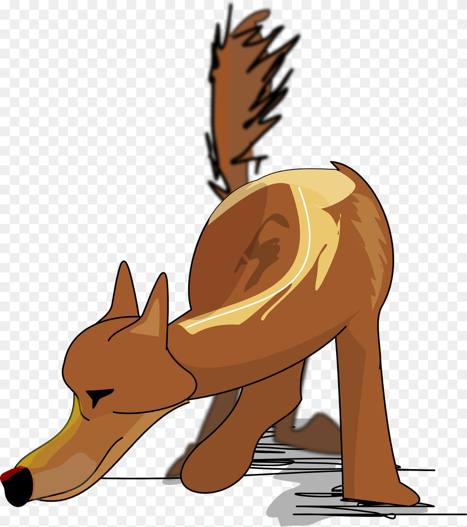 Sniffing Dog Clipart, Animal, Mammal, Coyote, Person Free Png