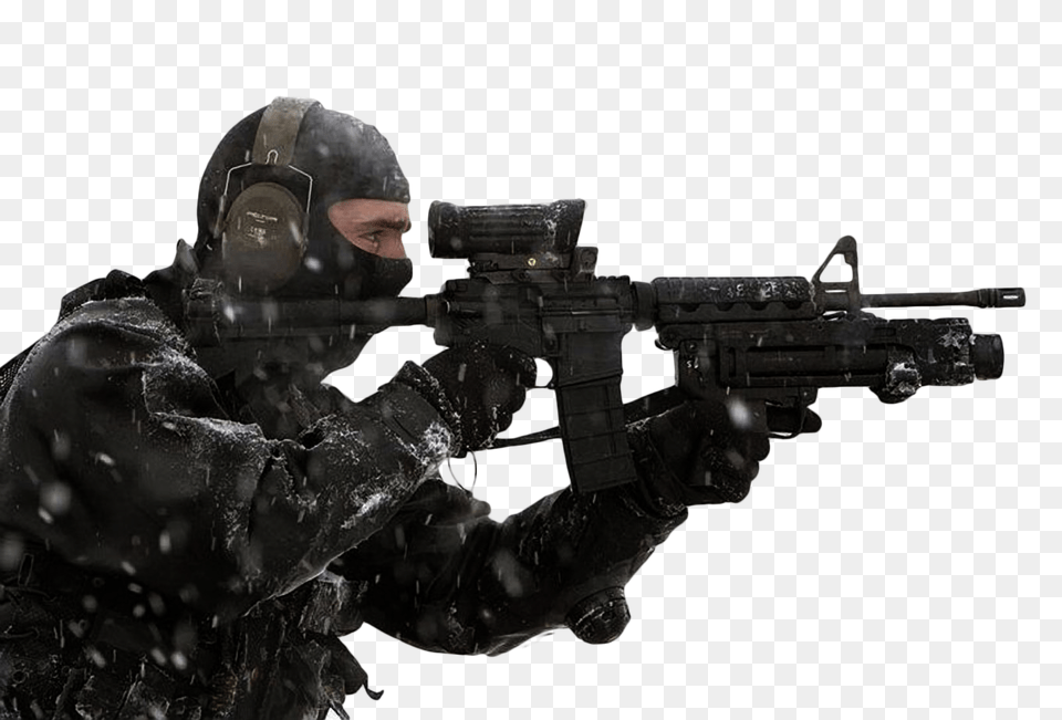 Sniper, Firearm, Gun, Rifle, Weapon Png Image