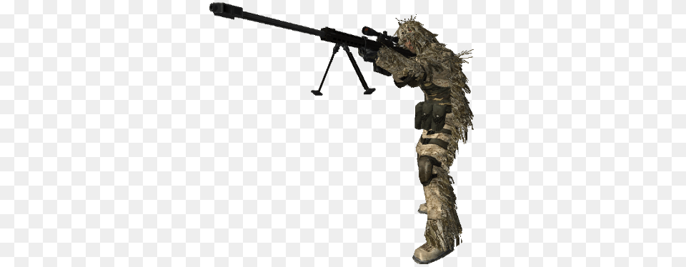 Sniper, Person, Firearm, Gun, Rifle Png Image