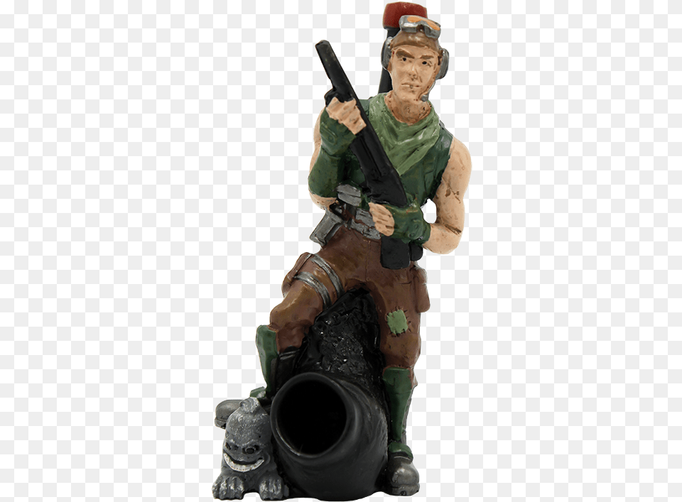 Sniper, Figurine, Cannon, Person, Weapon Png Image