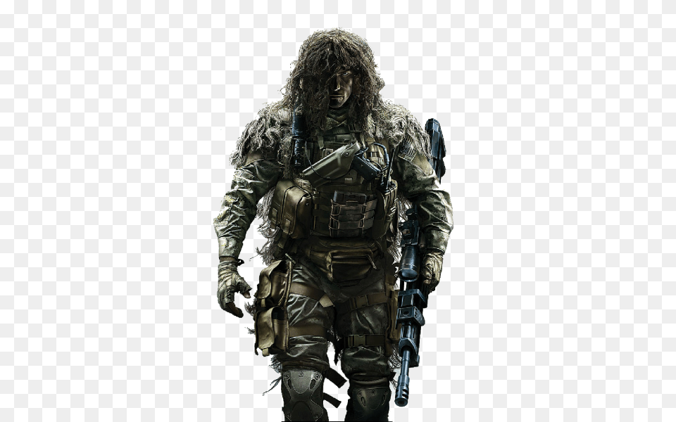 Sniper, Man, Adult, Person, Male Free Png