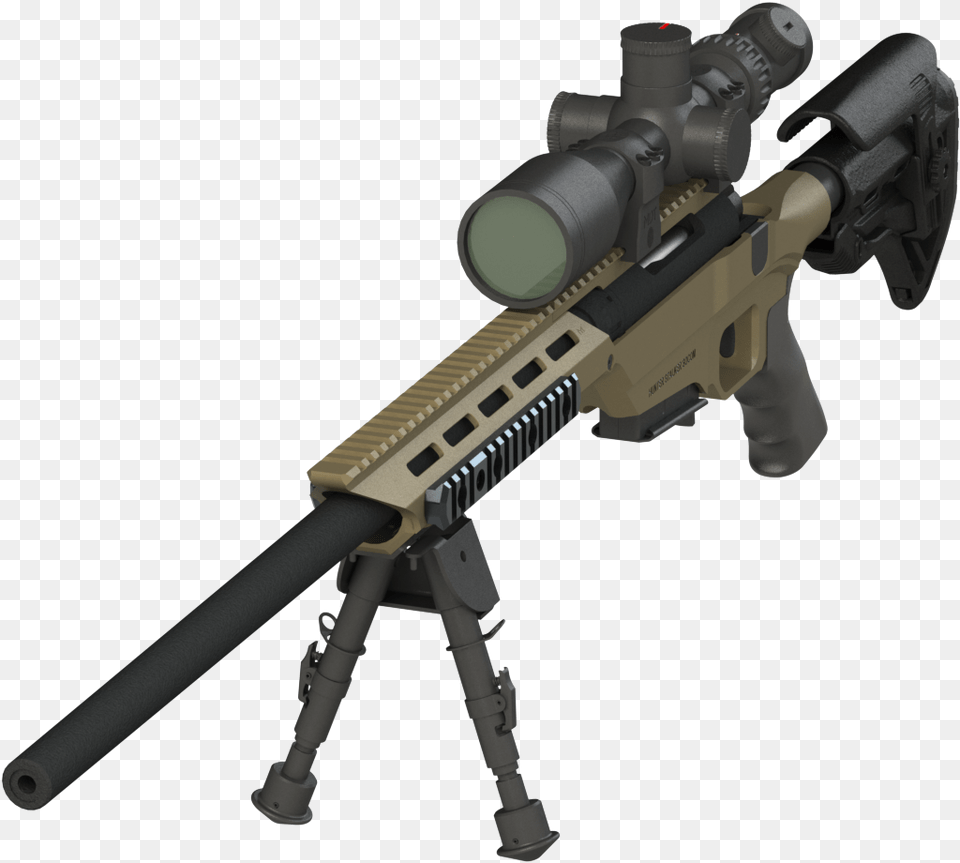 Sniper, Firearm, Gun, Rifle, Weapon Free Png Download
