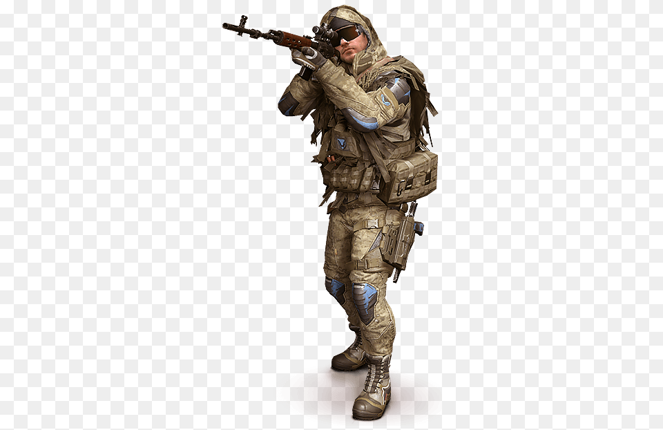 Sniper, Adult, Male, Man, Person Free Png