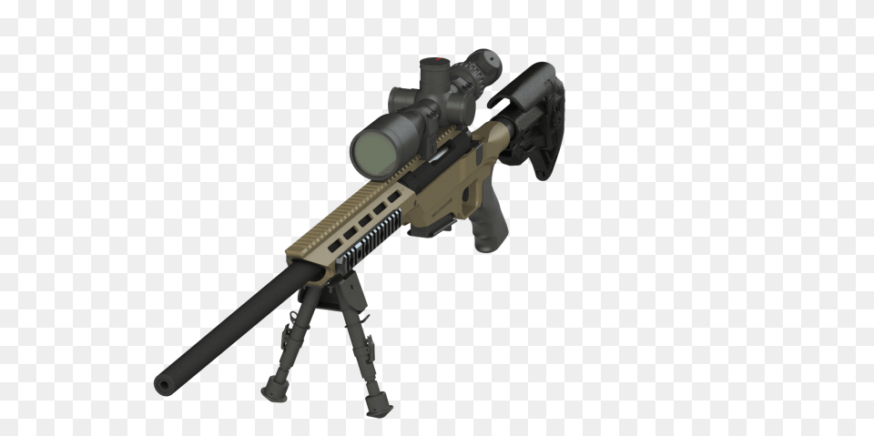 Sniper Clipart, Firearm, Gun, Rifle, Weapon Png Image