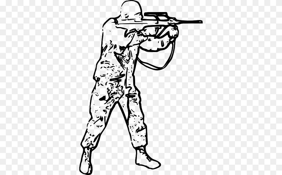 Sniper Clipart Soldier, Adult, Person, Man, Male Free Png