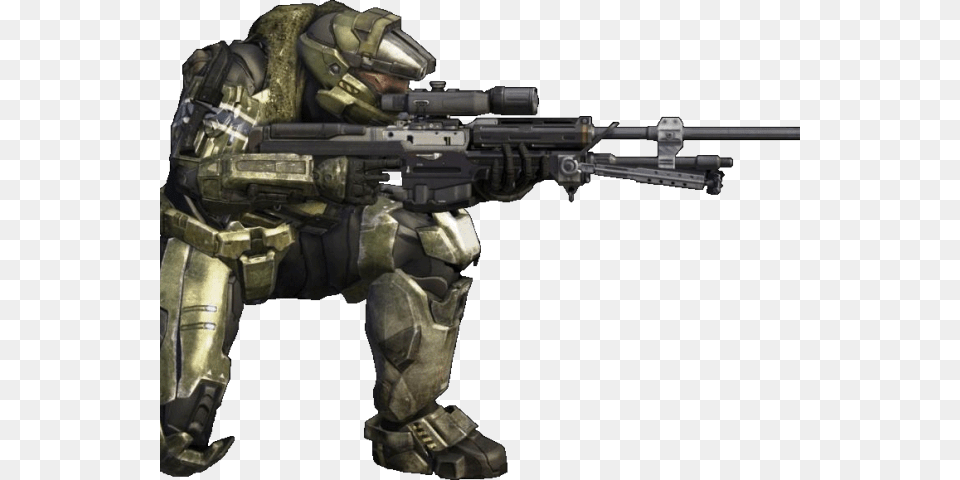 Sniper Clipart Ww1 Weapon Halo Reach Jun, Firearm, Gun, Rifle, Person Free Transparent Png