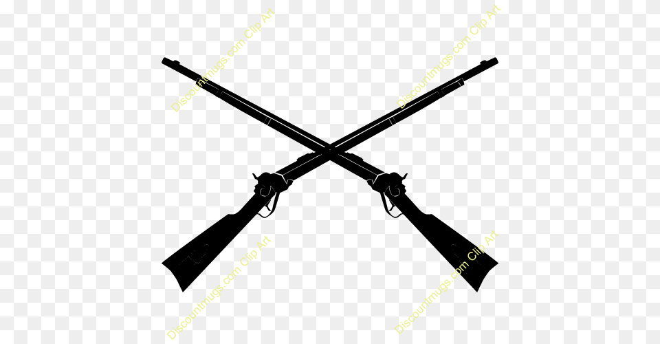 Sniper Crossed Rifles Clip Art, Firearm, Gun, Rifle, Weapon Free Png Download