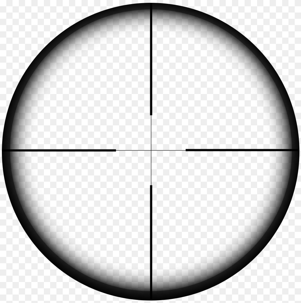 Sniper Crosshair Image, Gray Free Png