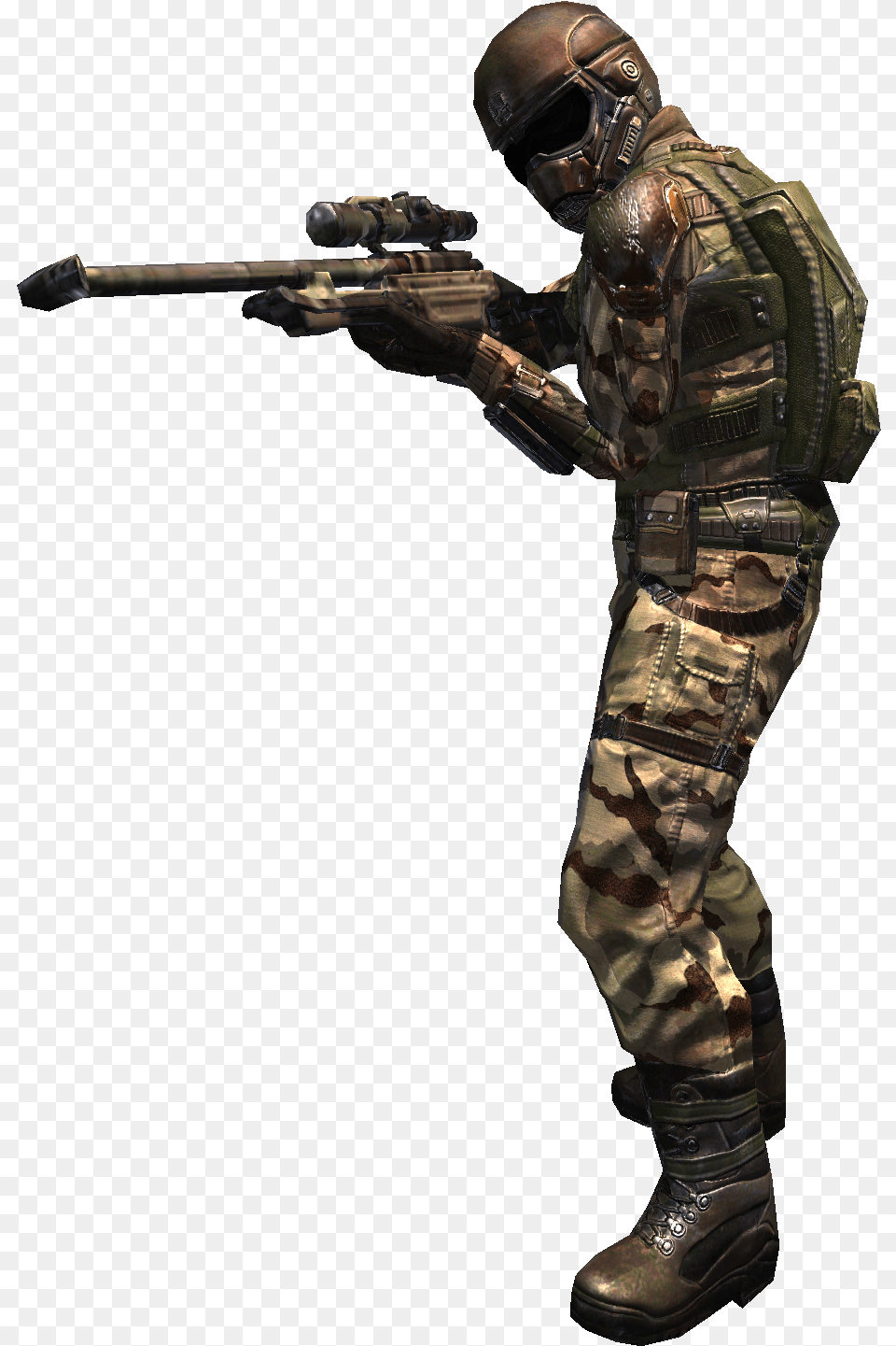 Sniper Enemy Territory Covert Ops, Weapon, Gun, Person, Adult Free Png