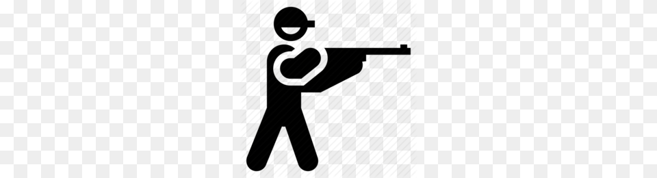 Sniper Gun Clipart, Stencil, Person, Head Png Image
