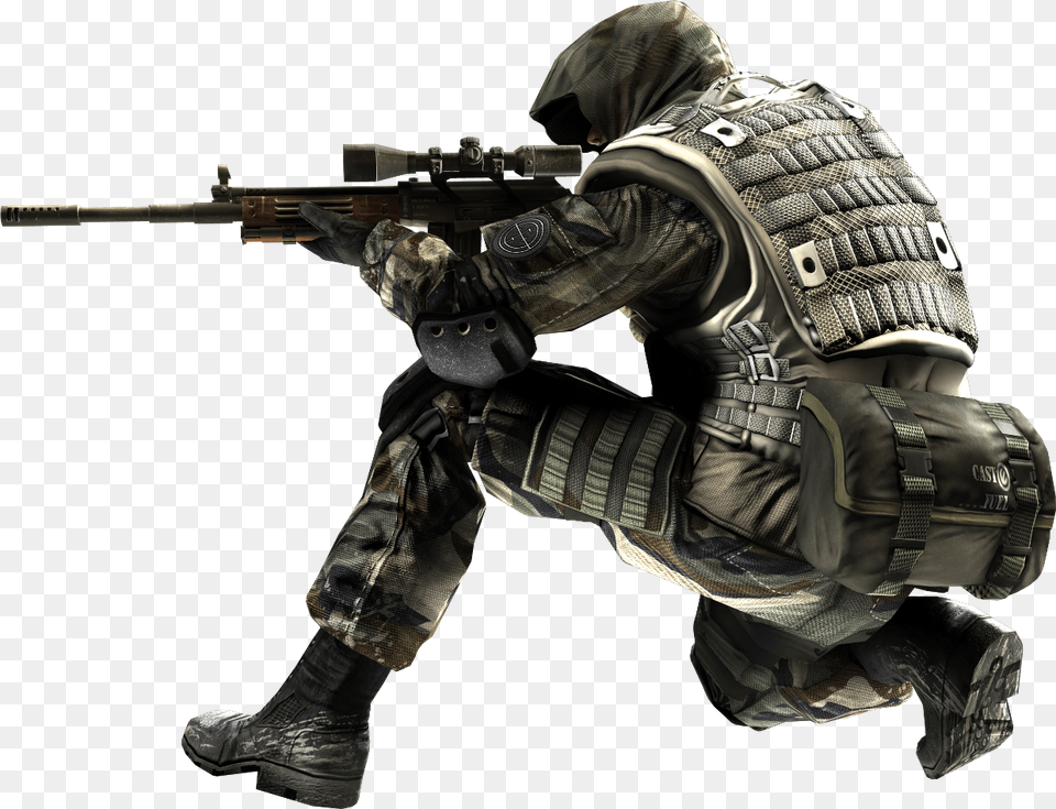 Sniper Render Cs Go, Gun, Weapon, Adult, Male Free Png Download