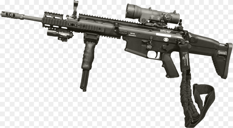 Sniper Riffle Image Purepng Transparent Cc0 Fn Scar 17 Elcan Specterdr, Firearm, Gun, Rifle, Weapon Free Png