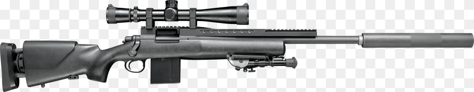 Sniper Rifle, Firearm, Gun, Weapon Png