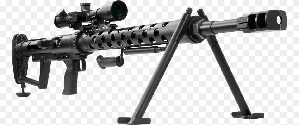 Sniper Rifle, Firearm, Gun, Weapon, Machine Gun Png