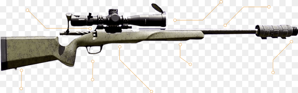 Sniper Rifle, Firearm, Gun, Weapon Png