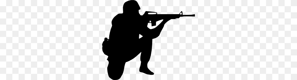 Sniper Rifle Cliparts, Gray Free Png Download