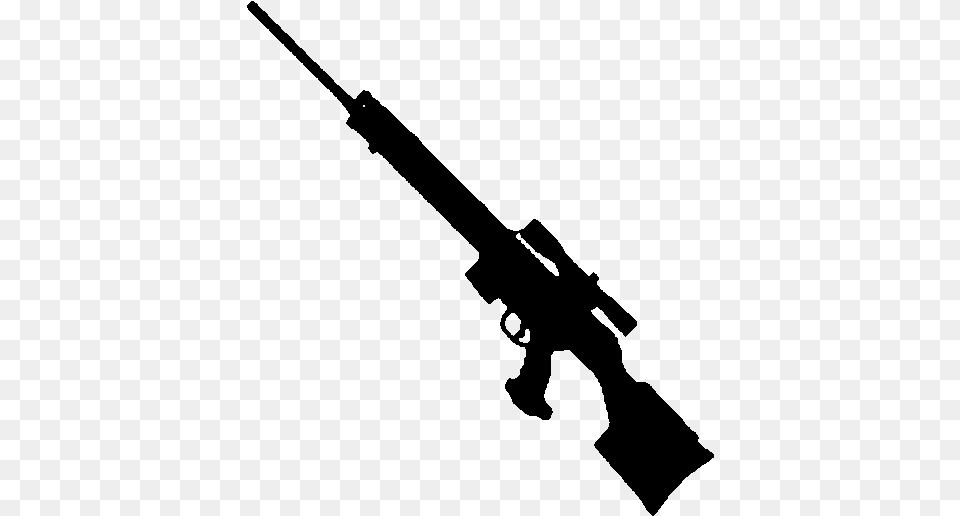Sniper Rifle Emblem Bo Wiki, Gray Free Png