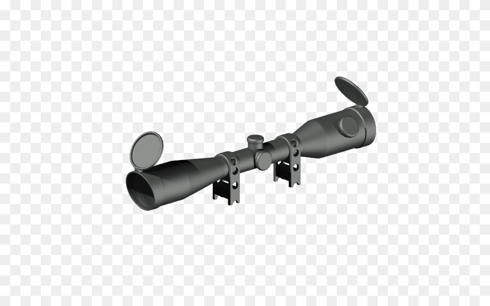 Sniper Scope Cad Model Library Grabcad, Firearm, Gun, Rifle, Weapon Free Png