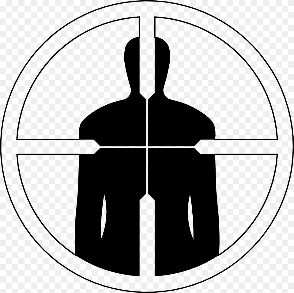 Sniper Sight Target, Gray Png Image