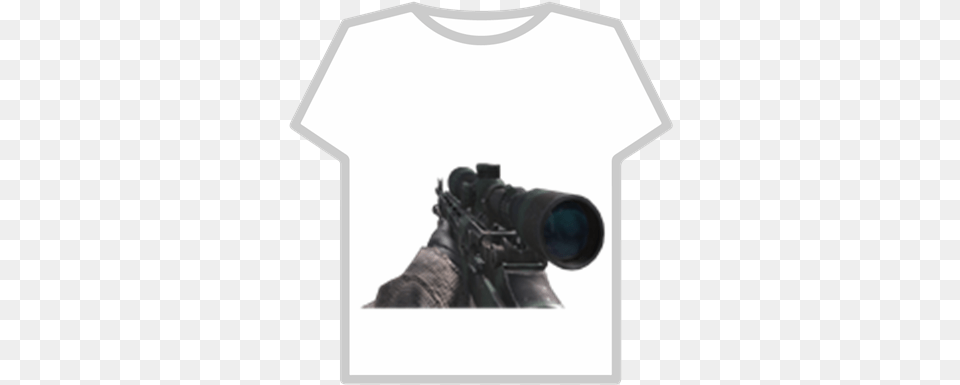 Sniper T Shirt Roblox Policia, Photography, Firearm, Gun, Person Png