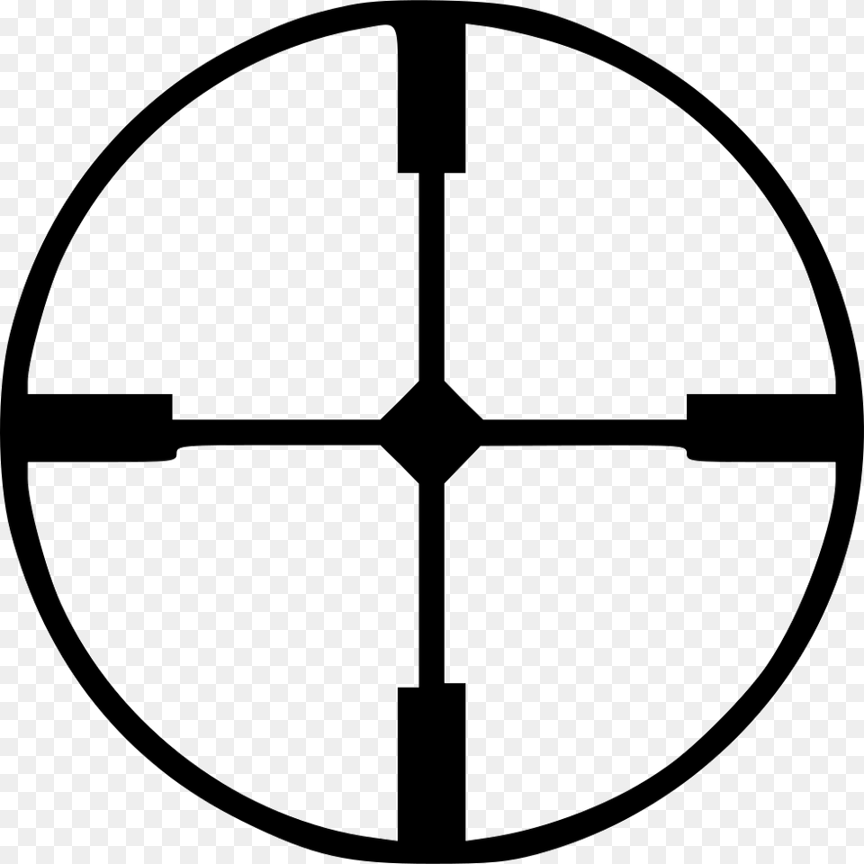 Sniper Target Snipe Icon, Cross, Symbol, Device, Grass Free Png Download