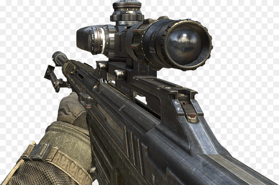 Sniper Xpr 50 Black Ops, Firearm, Gun, Rifle, Weapon Png