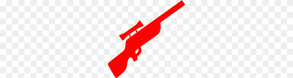 Snipers Clipart Red, Firearm, Gun, Rifle, Weapon Png Image