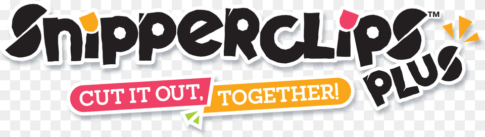 Snipperclips Plus Logo, Sticker, Text, Dynamite, Weapon Free Transparent Png