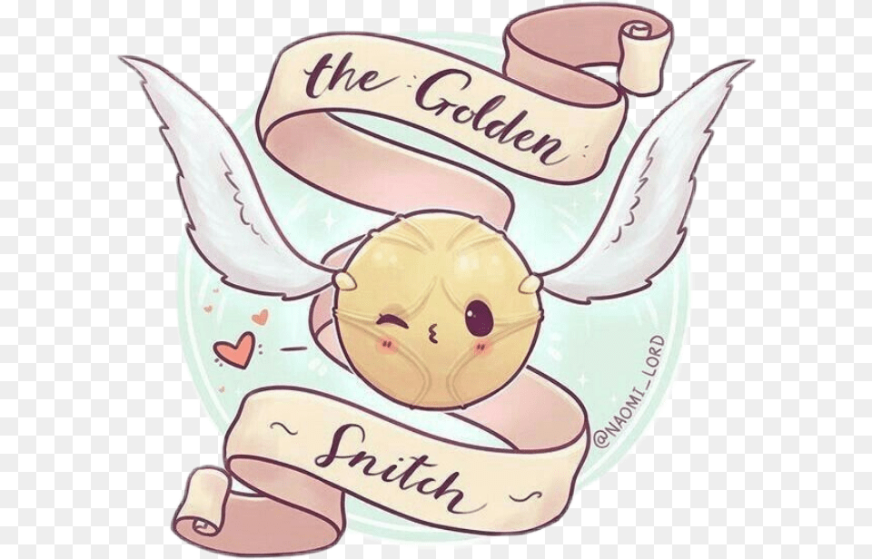Snitch Goldensnitch Quidditch Harry Potter Harrypotter Chibi Harry Potter Golden Snitch, Pottery Png Image