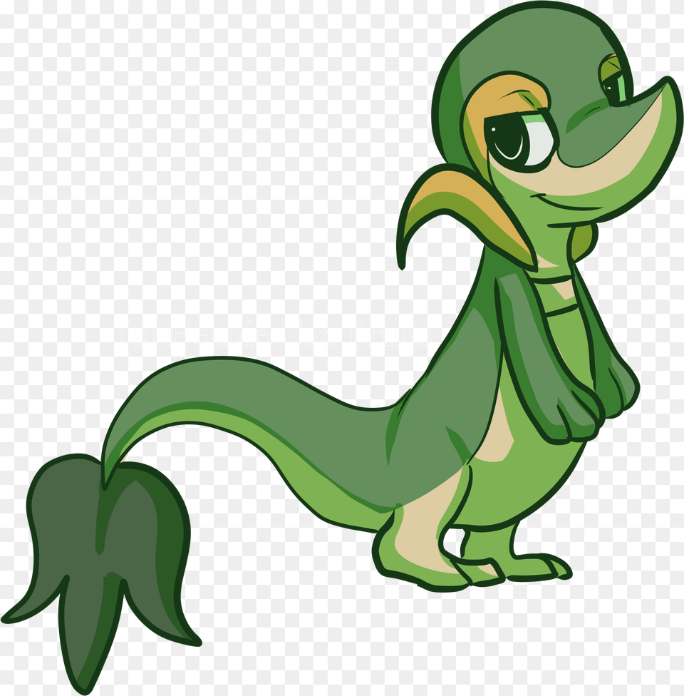 Snivy Cartoon, Green, Person Png