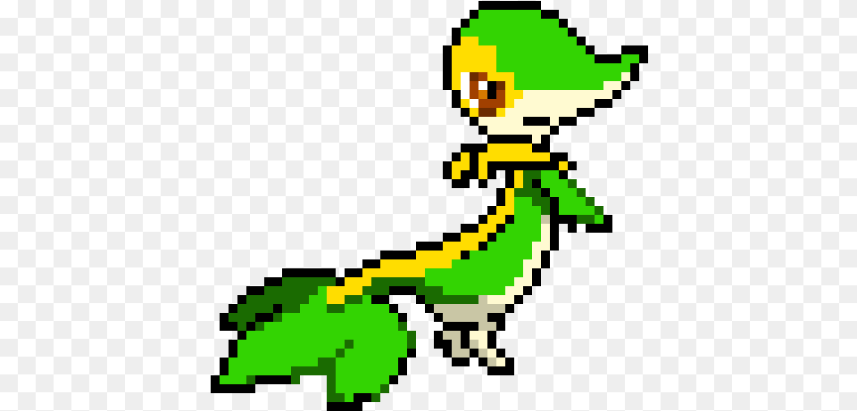 Snivy Pixel Pixel Png Image