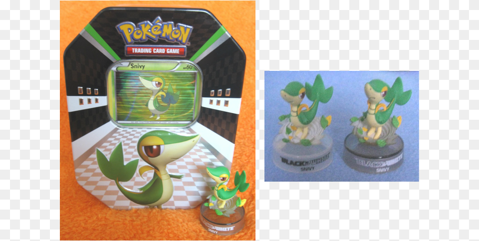 Snivy Tcg Tin With Snivy Tcg Figure Included Serperior Box Tcg Figure, Figurine, Electronics, Game, Mobile Phone Png