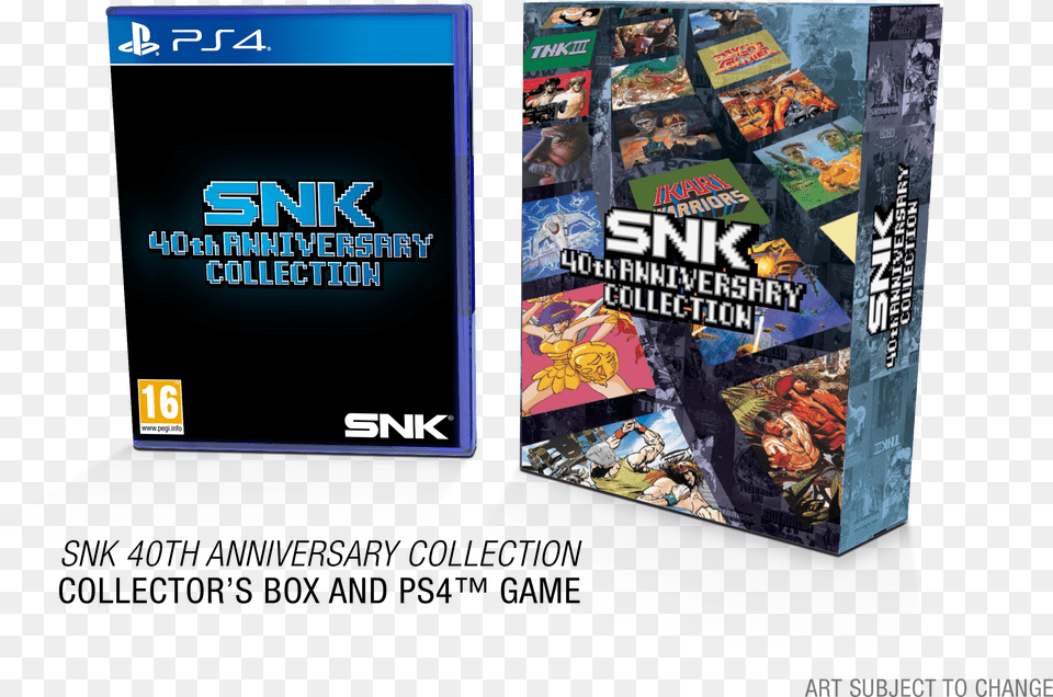 Snk 40th Anniversary Collection Switch, Book, Publication, Advertisement, Person Free Transparent Png