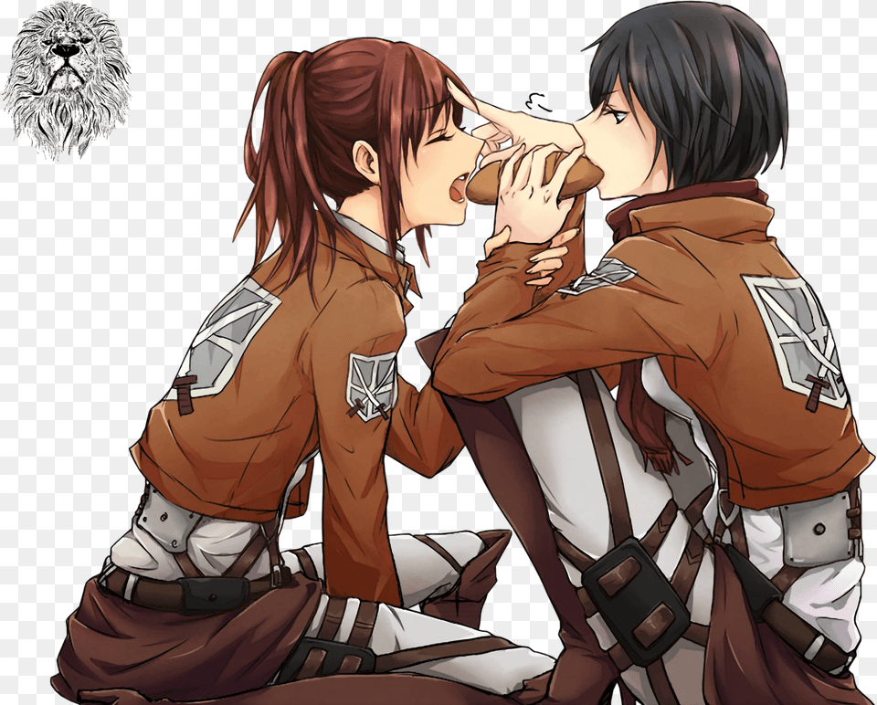 Snk Mikasa X Sasha, Publication, Book, Comics, Adult Png