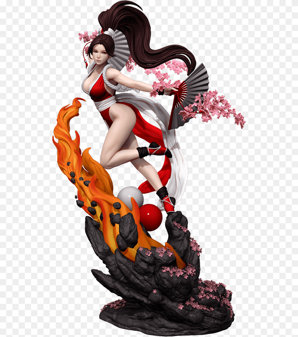 Snk S Mai Shiranui Illustration, Adult, Person, Woman, Female Png