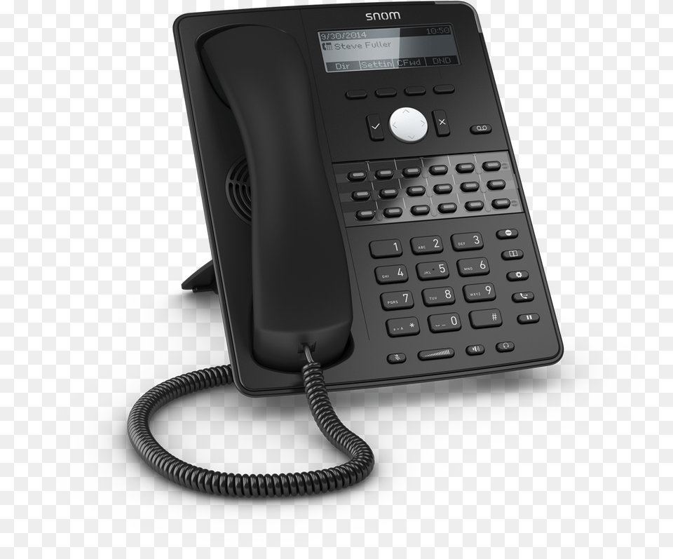 Snom D725 Perspective Alpha 1080px Snom D725 Ip Phone, Electronics, Mobile Phone, Dial Telephone Png Image
