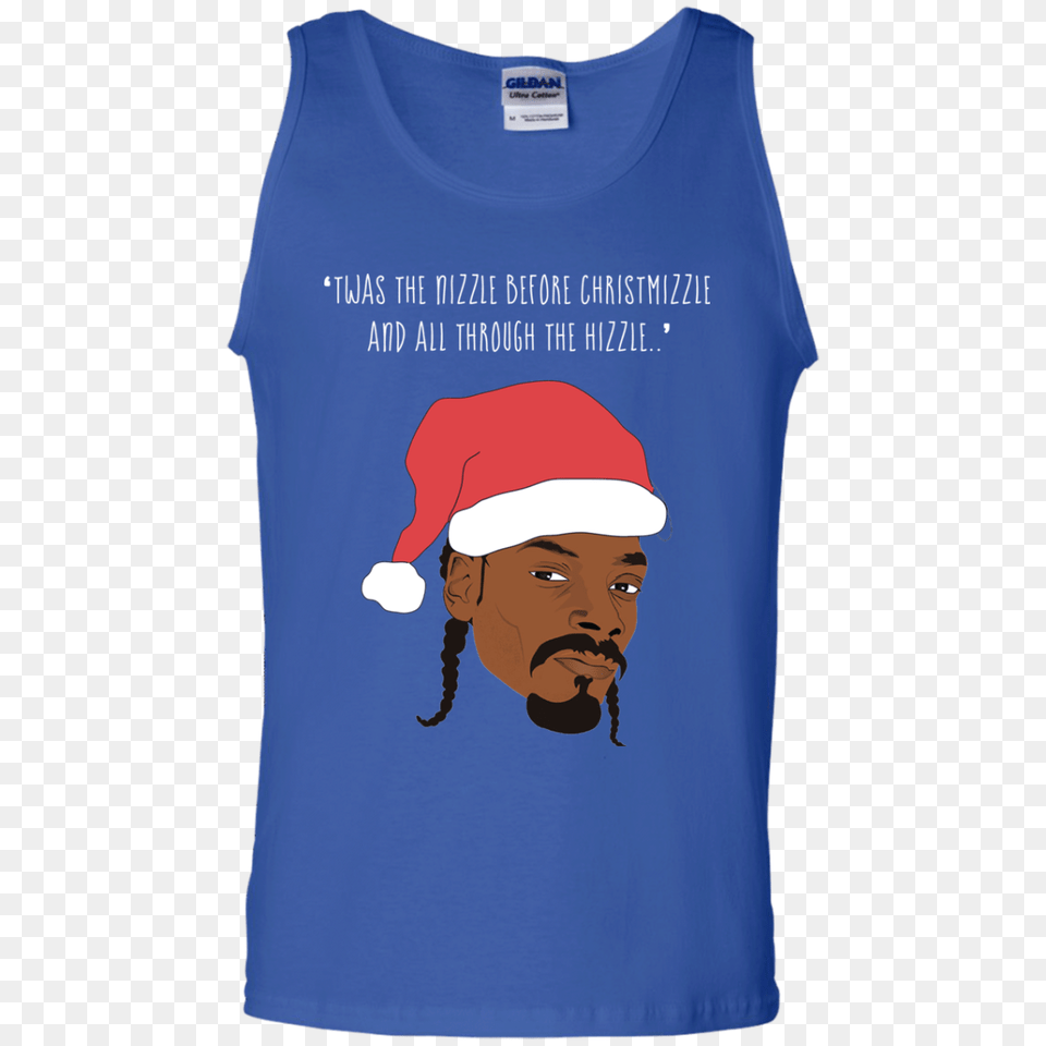 Snoop Dogg Christmas Tank Top, Clothing, T-shirt, Tank Top, Adult Png Image